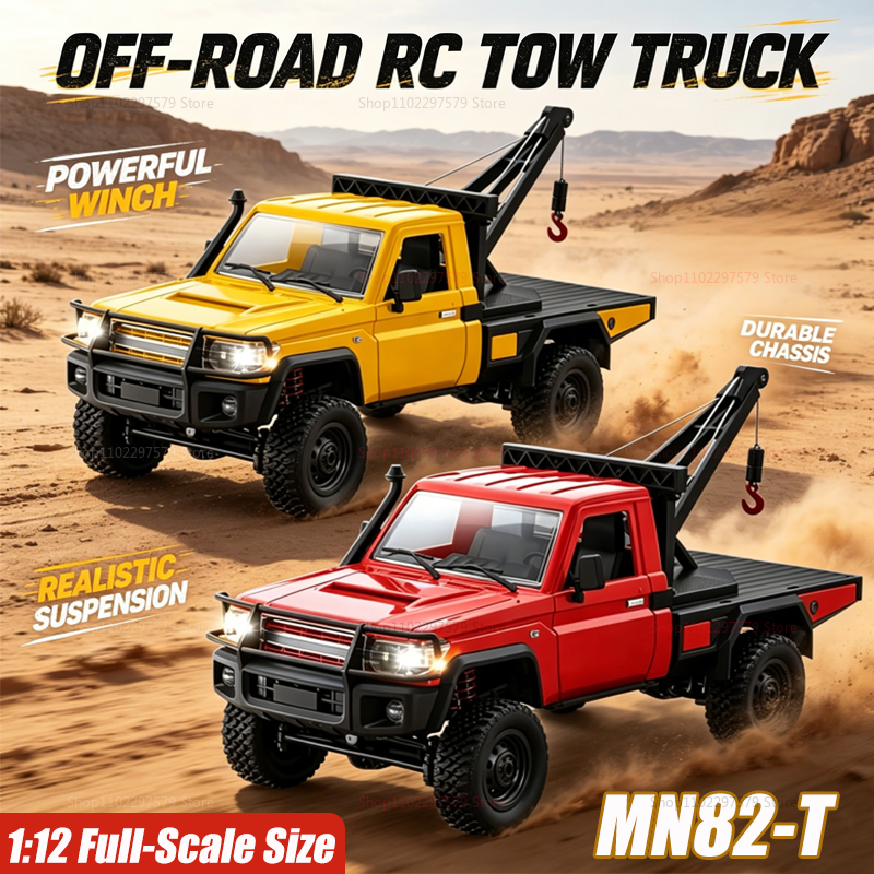Kids Outdoor Dirt Toys - New MN82T 1:12 Scale 2.4G RC