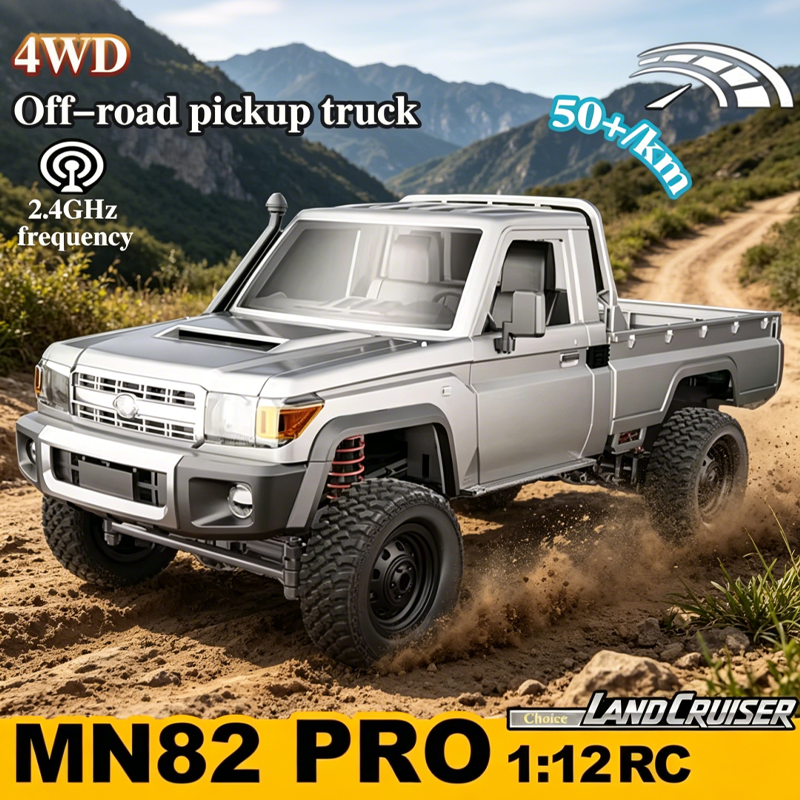 Kids Outdoor Dirt Toys - MN82 Upgraded PRO Off-Road 4WD Pickup