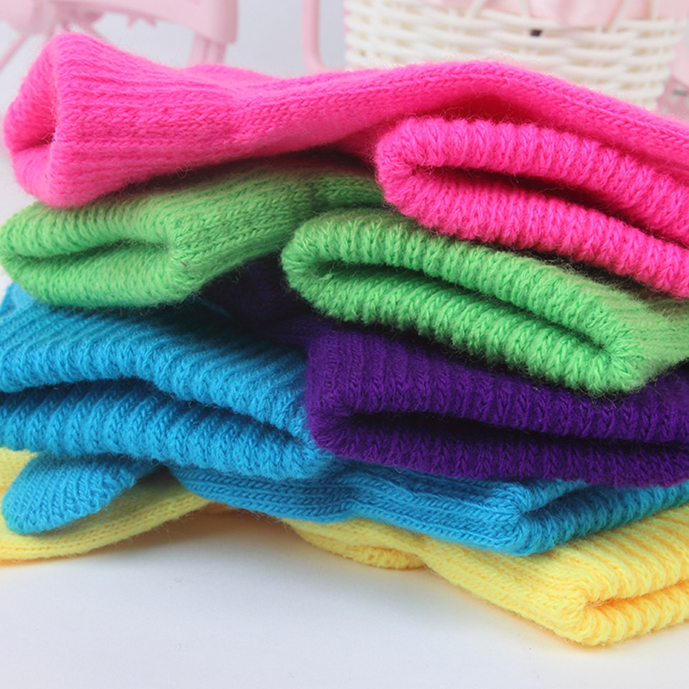 Kids Outdoor Gloves - 4Pairs Gloves for Kids Thermal Non-Slip
