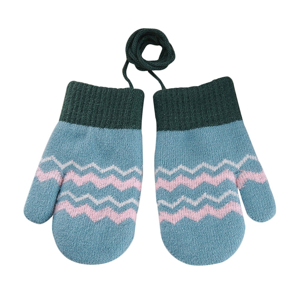 Kids Outdoor Gloves - Cute Warm Winter Gloves Windproof with