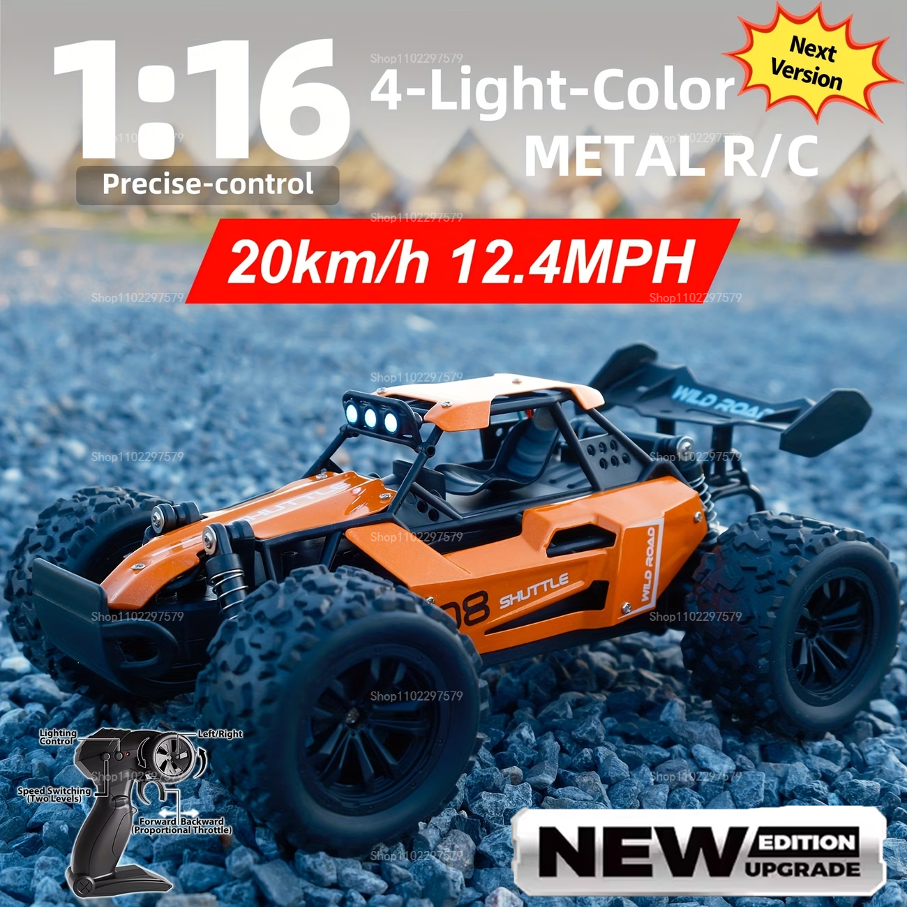 Kids Outdoor Dirt Toys - 2026 NEW 1:16 RC All-terrain Off-road