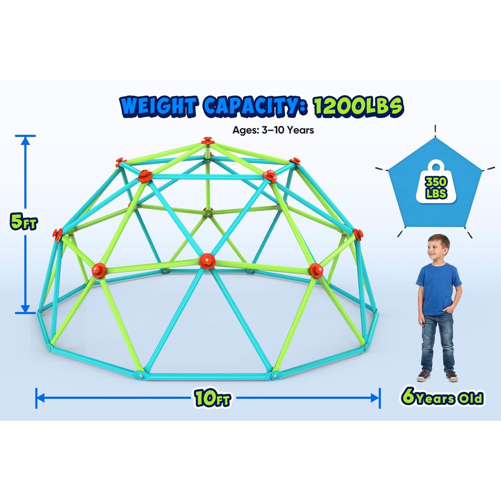 Climbing Dome with Hammock, Su - Kids Outdoor Dome Climber review and price