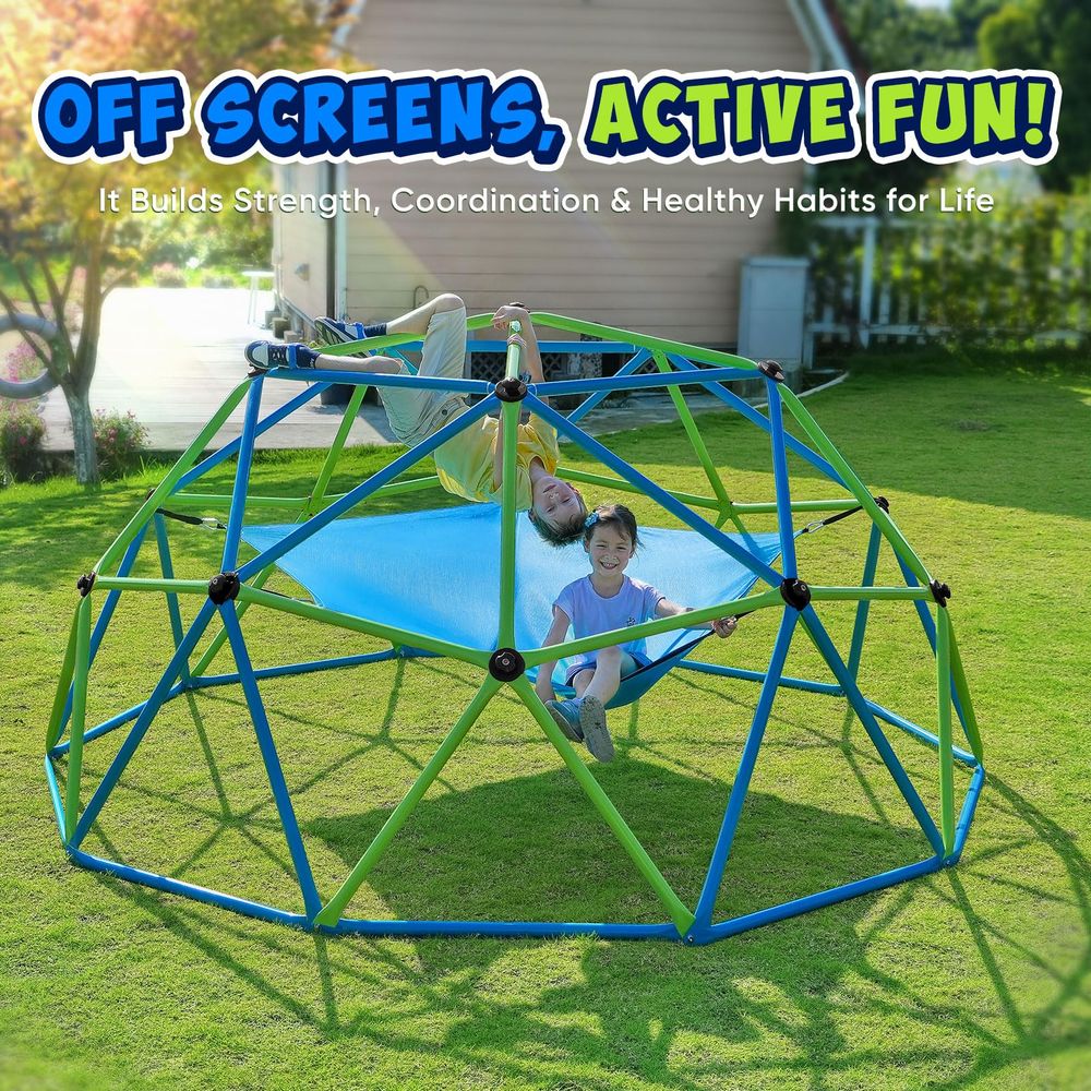 Climbing Dome with Hammock, Su - Kids Outdoor Dome Climber review and price