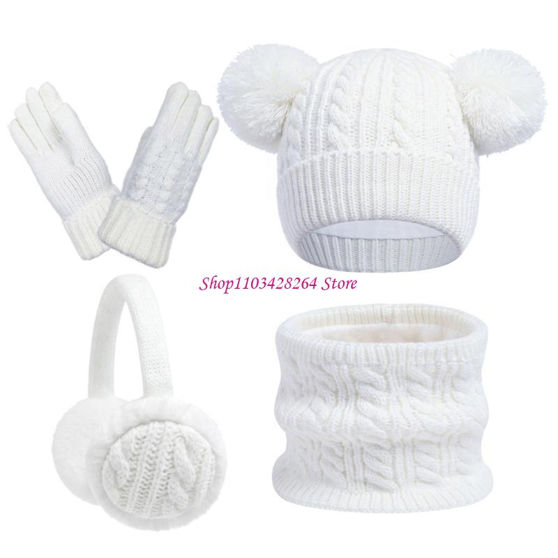 Boy Girls Winter Hat Scarf Glo - Kids Outdoor Gloves review and price
