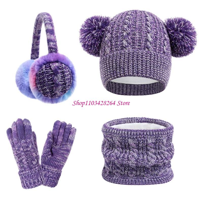 Boy Girls Winter Hat Scarf Glo - Kids Outdoor Gloves review and price