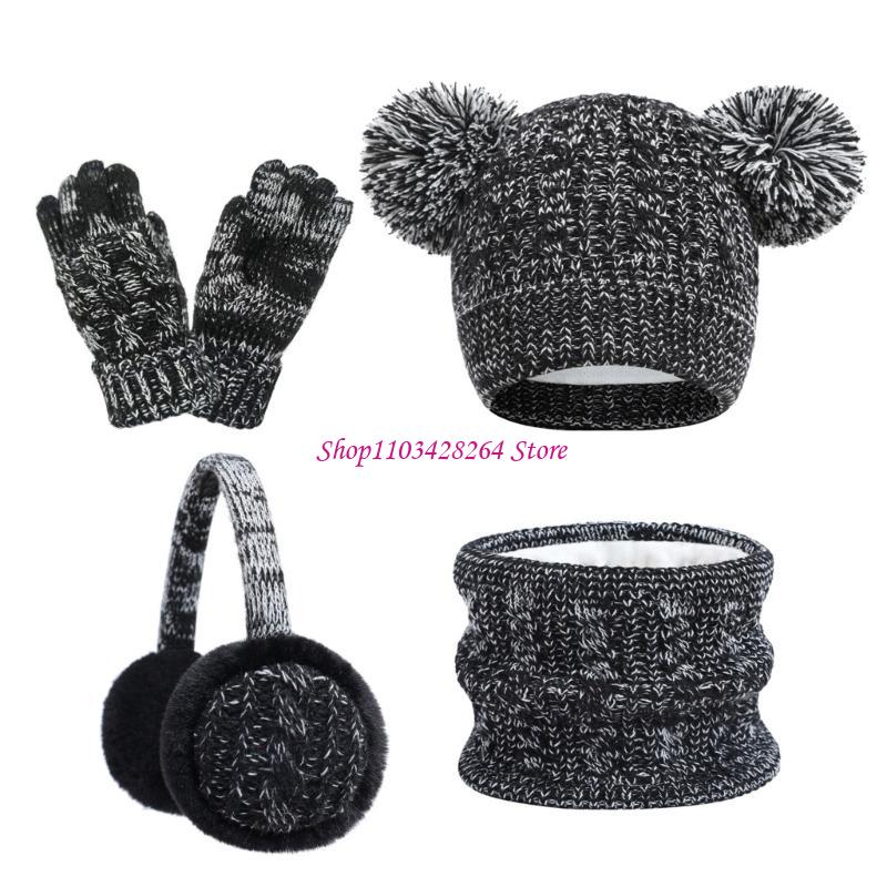 Boy Girls Winter Hat Scarf Glo - Kids Outdoor Gloves review and price