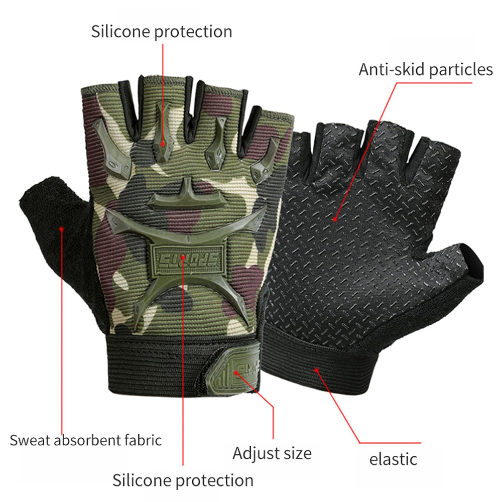 1Pair Kids Sport Gloves,Half F - Kids Outdoor Gloves review and price