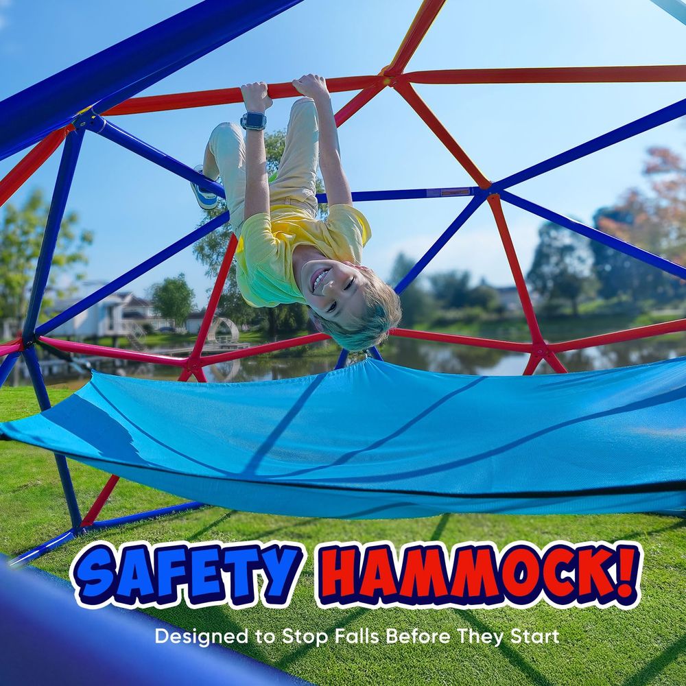 10FT Climbing Dome with Hammoc - Kids Outdoor Dome Climber review and price