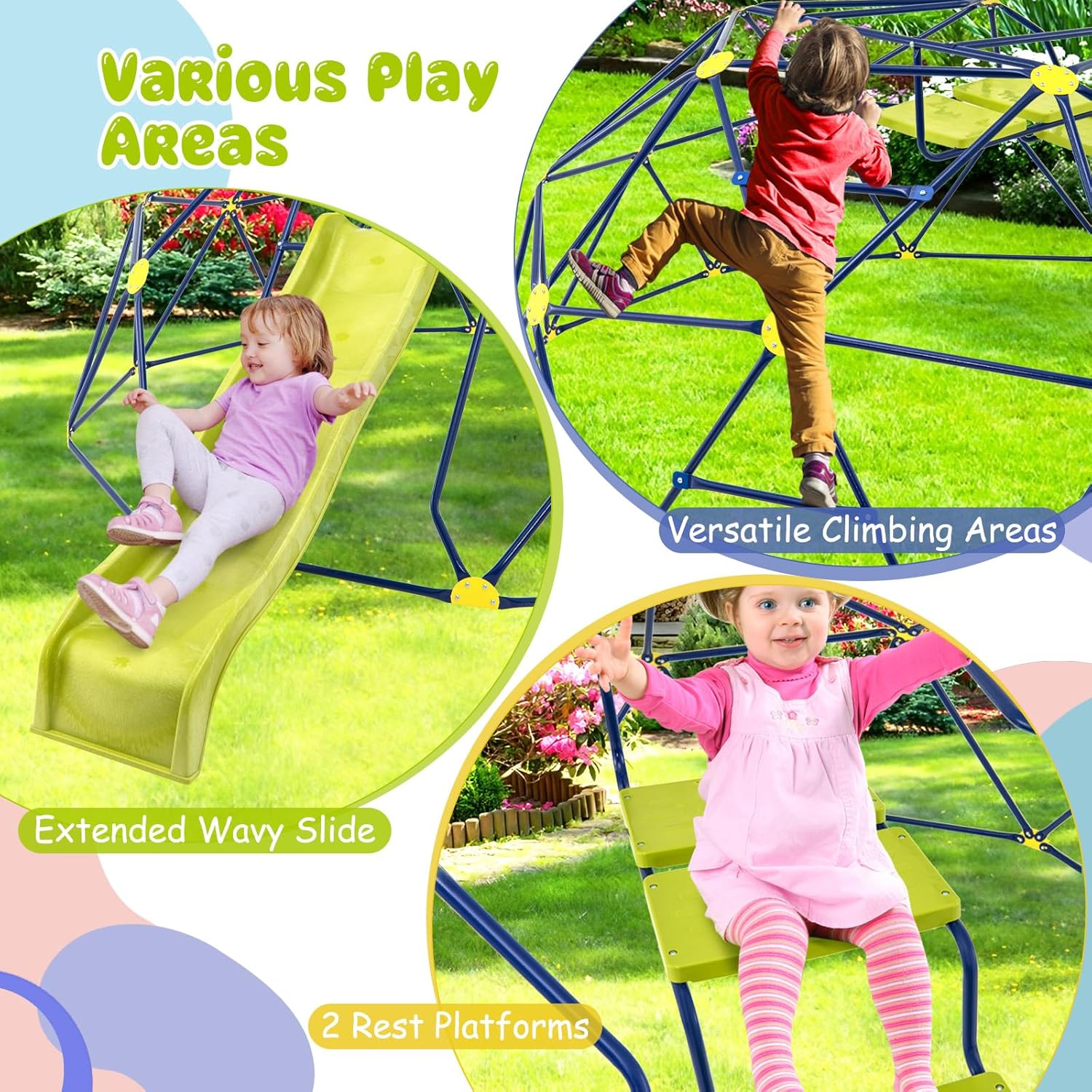 Kids Climbing Dome with Extend - Kids Outdoor Dome Climber review and price