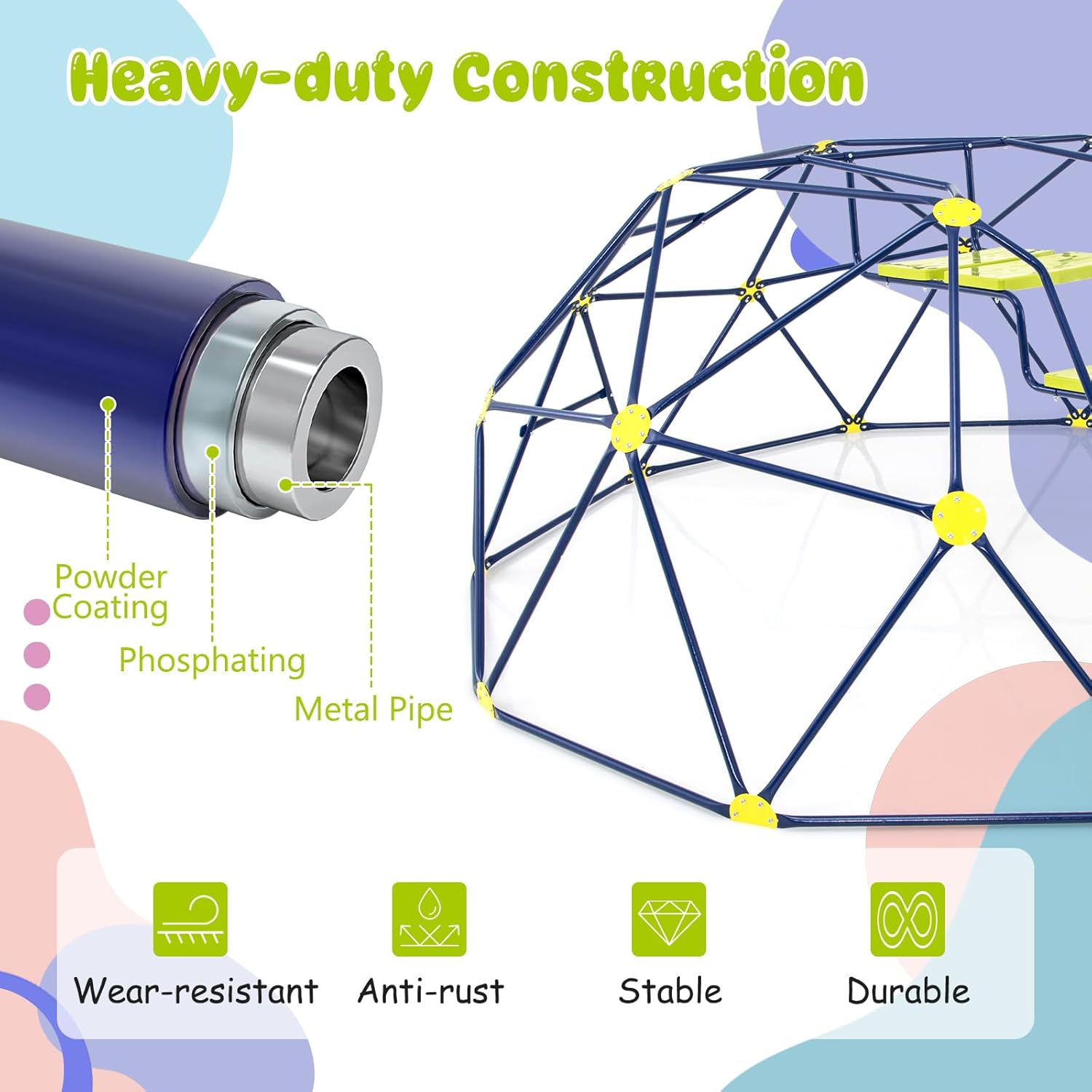 Kids Climbing Dome with Extend - Kids Outdoor Dome Climber review and price