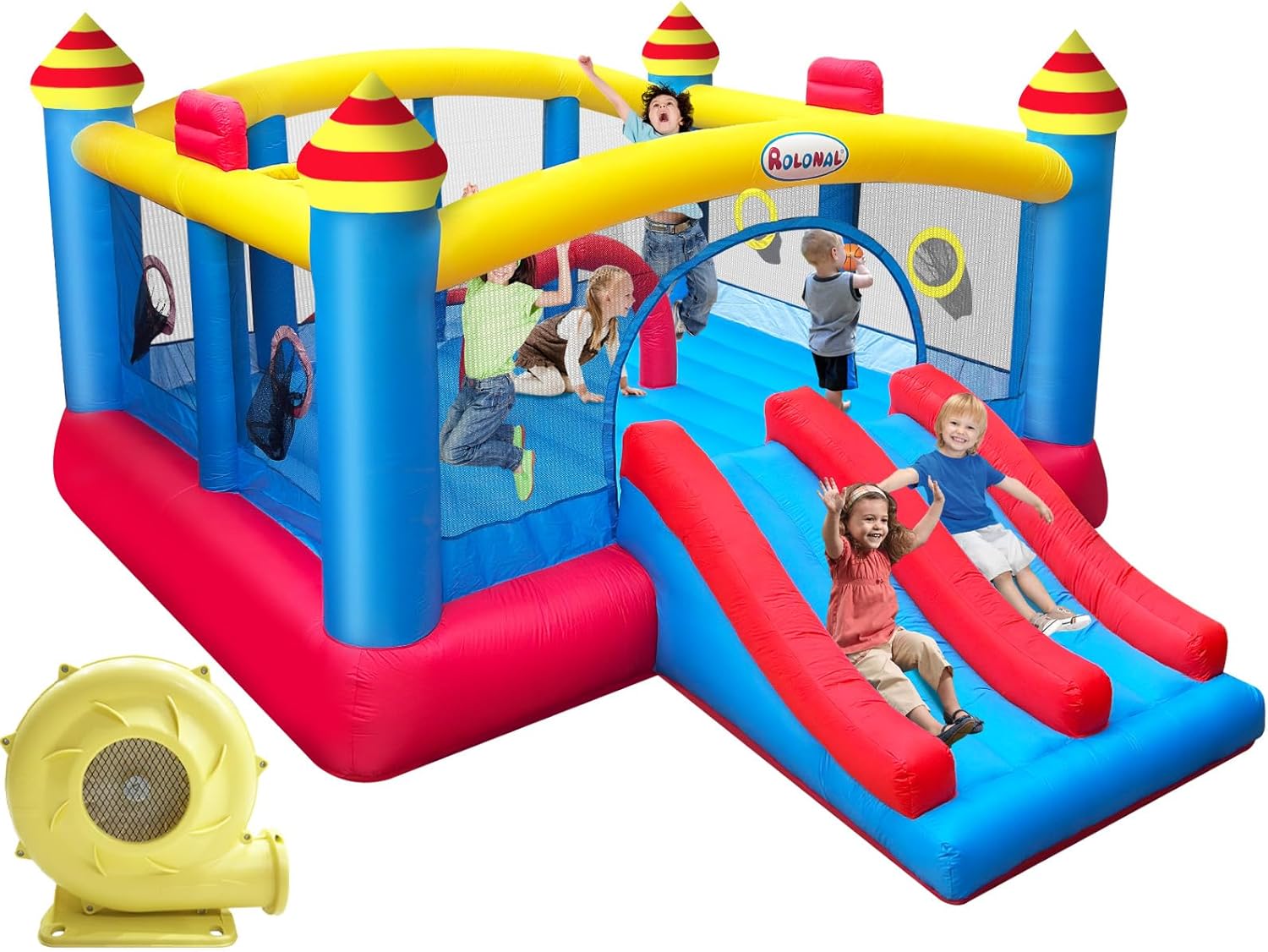 18.7x13 Ft Inflatable Bouncy C - Kids Outdoor Jumping Castle review and price