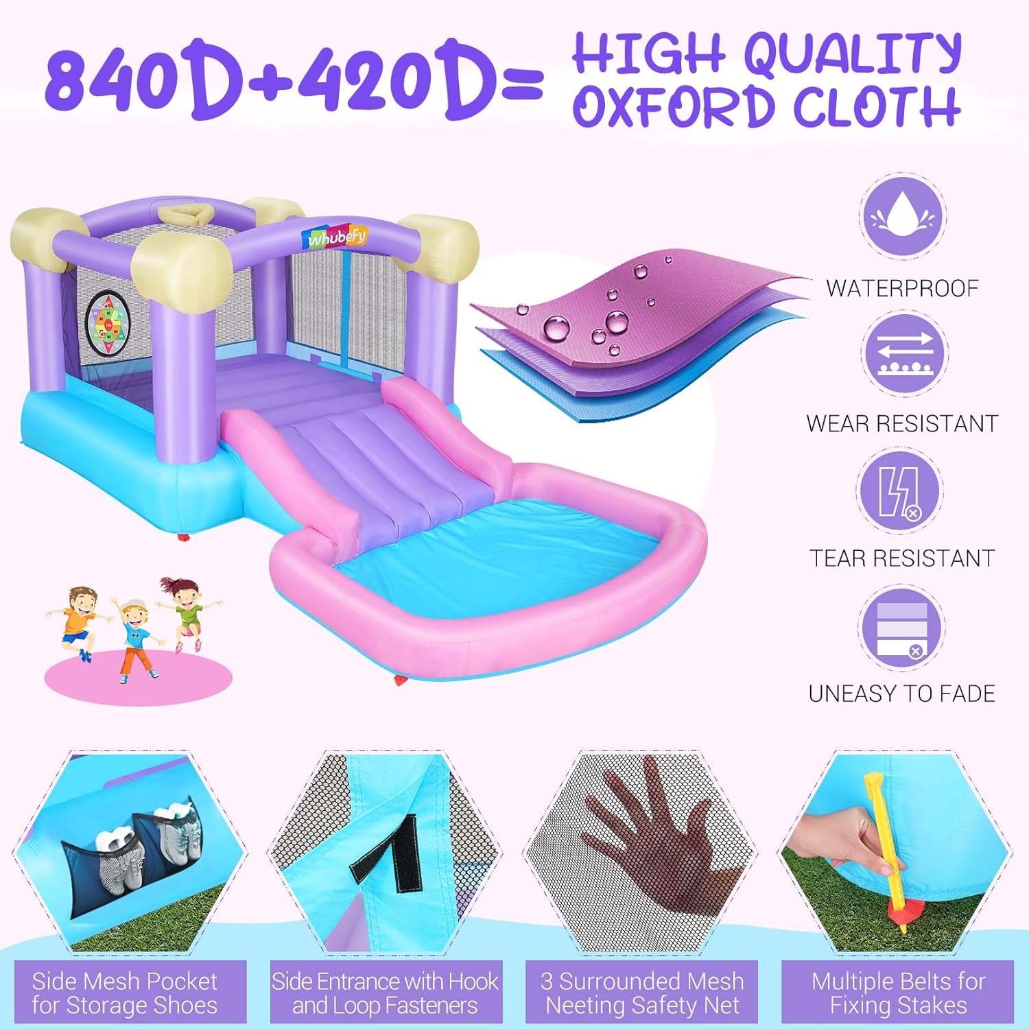 Kids Inflatable Bounce House w - Kids Outdoor Jumping review and price