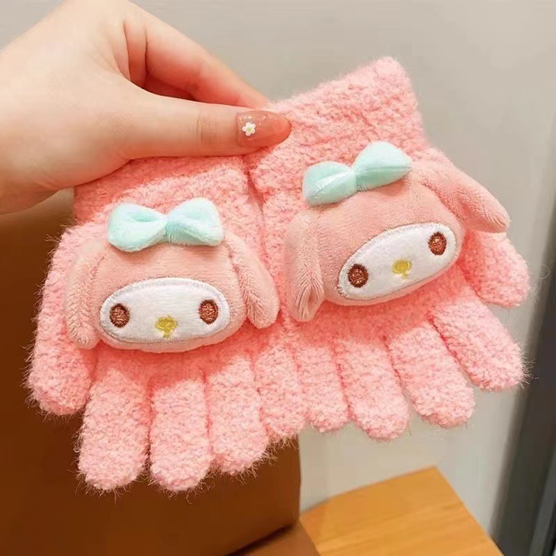 Hello Kitty Kuromi Cinnamoroll - Kids Outdoor Gloves review and price