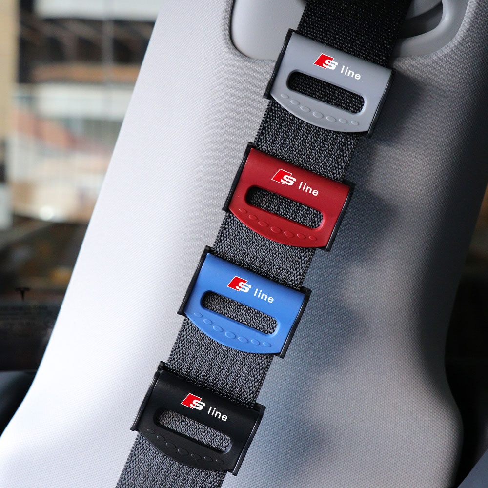 2/4pcs Car Emblem Plastic Adju - Swing Seat Belt review and price