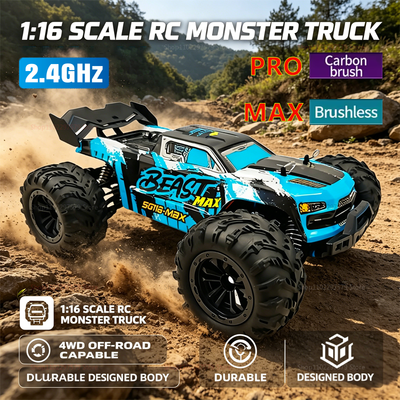 PRO/MAX 1:16 Remote Control Ca - Kids Outdoor Dirt Toys review and price