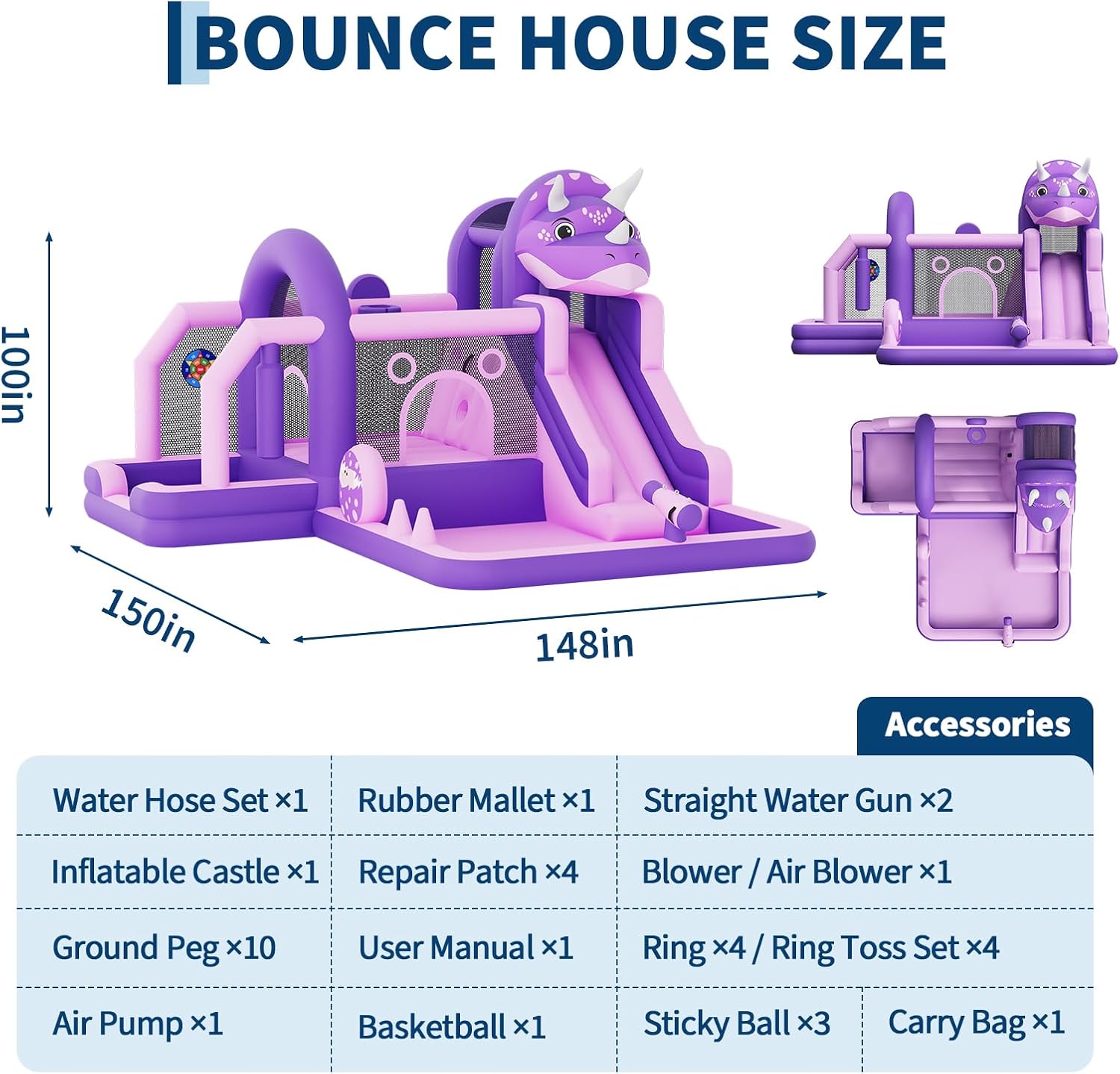 Inflatable Dinosaur Jumping Ca - Kids Outdoor Jumping Castle review and price
