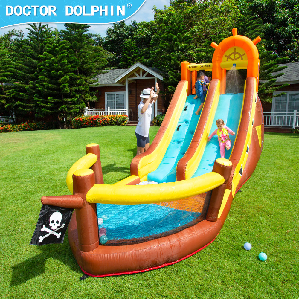 Doctor Dolphin Pirate Ship Out - Kids Outdoor Jumping review and price