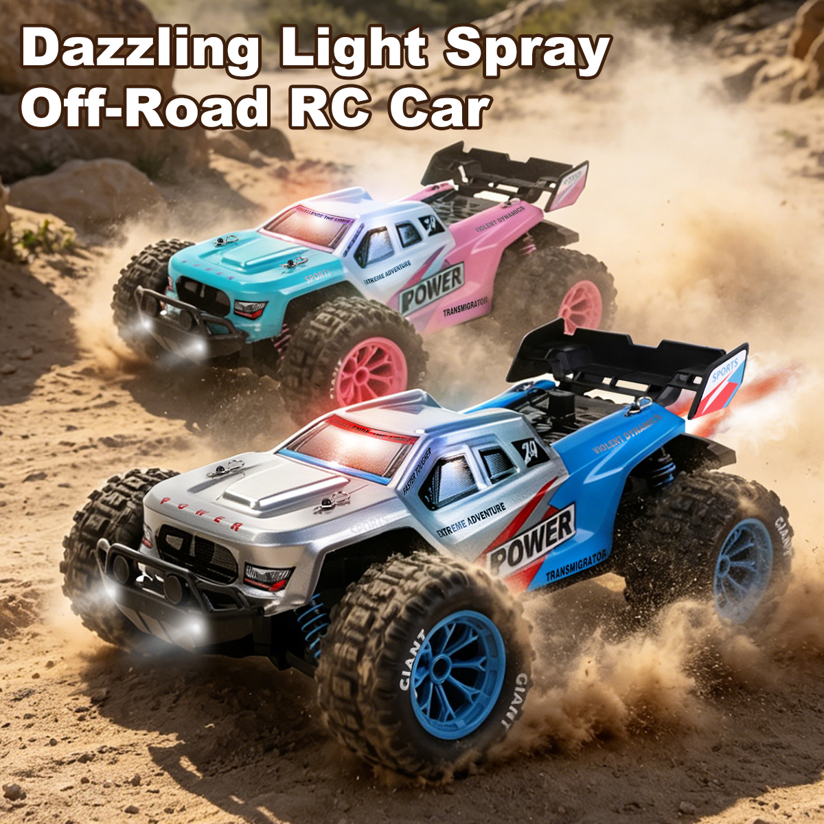 1:16 Spray RC Cars Remote Cont - Kids Outdoor Dirt Toys review and price