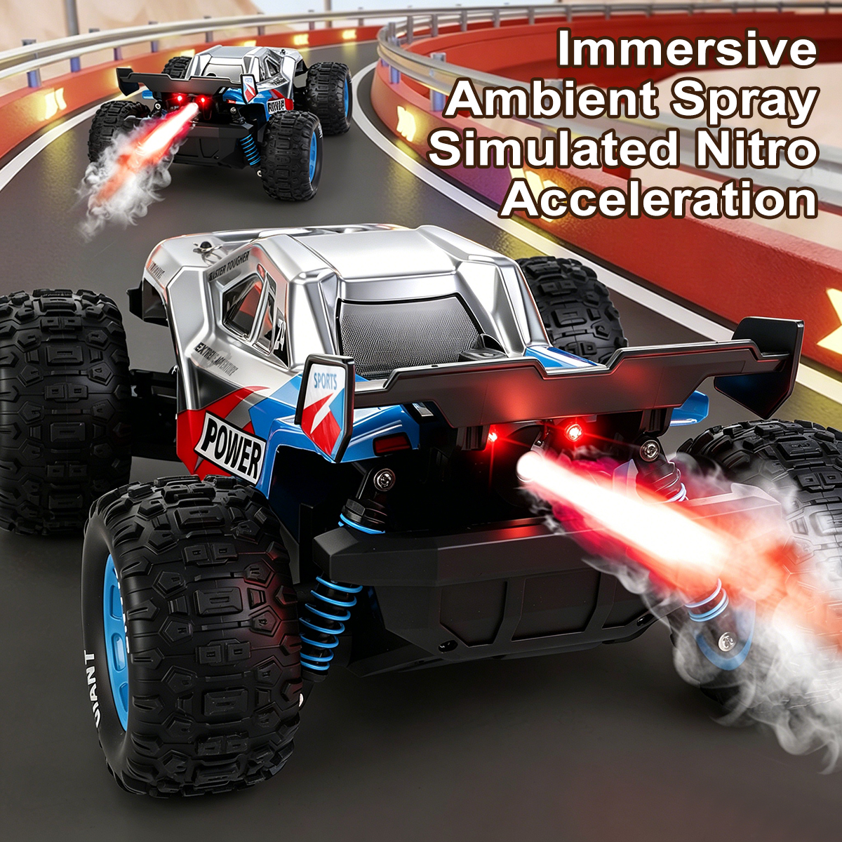 1:16 Spray RC Cars Remote Cont - Kids Outdoor Dirt Toys review and price