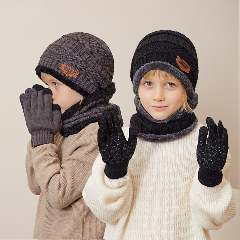 1 Set Winter Children Baby Kni - Kids Outdoor Gloves review and price