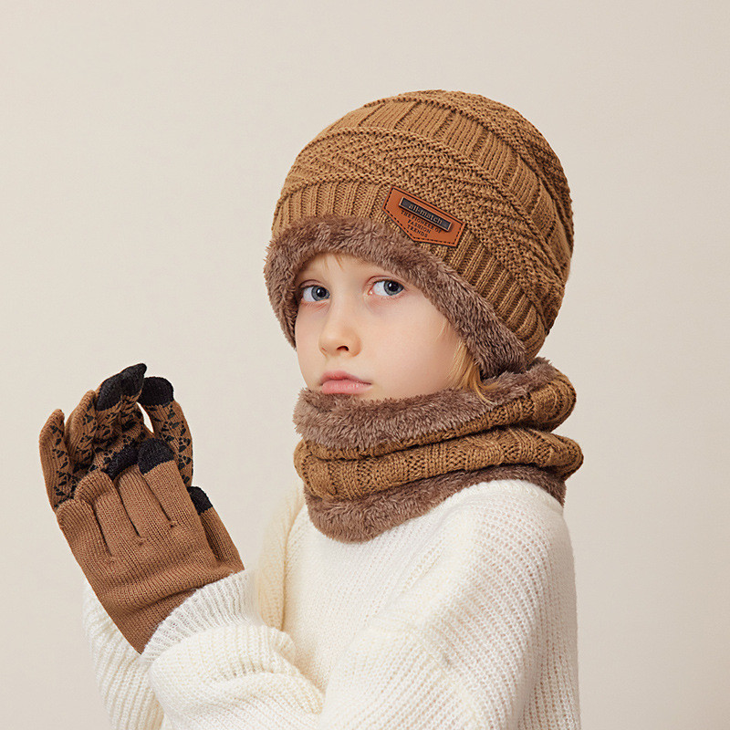 1 Set Winter Children Baby Kni - Kids Outdoor Gloves review and price