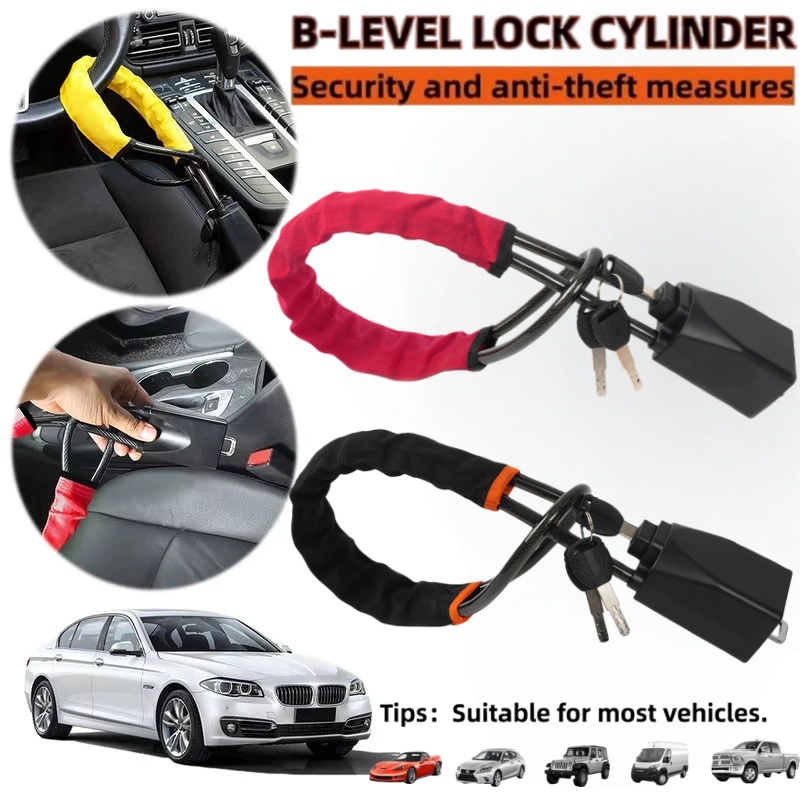 Car Steering Wheel Lock with S - Swing Seat Belt review and price