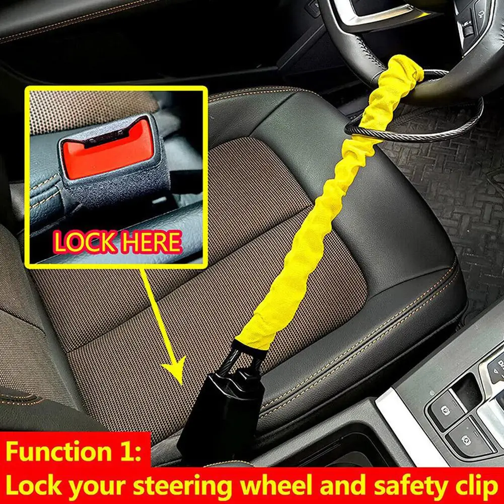 Steering & Seat Belt Lock Comb - Swing Seat Belt review and price