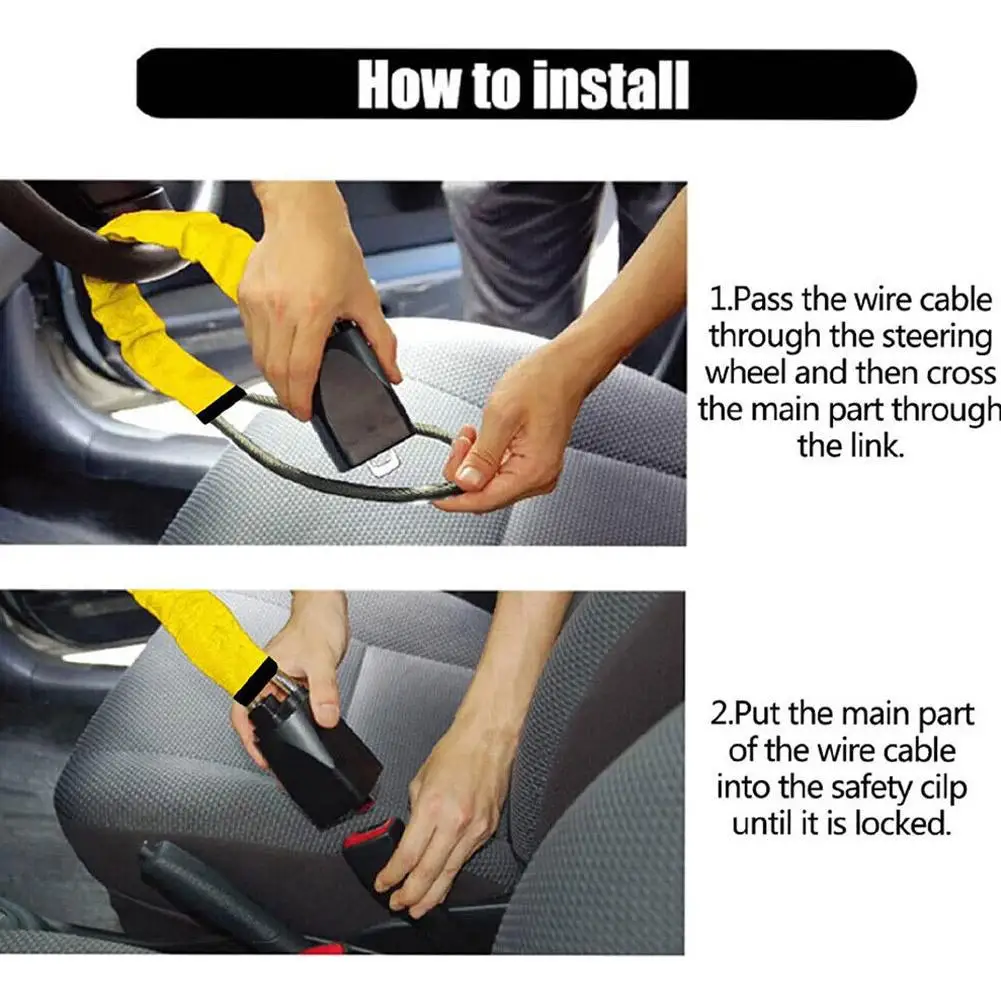 Steering & Seat Belt Lock Comb - Swing Seat Belt review and price