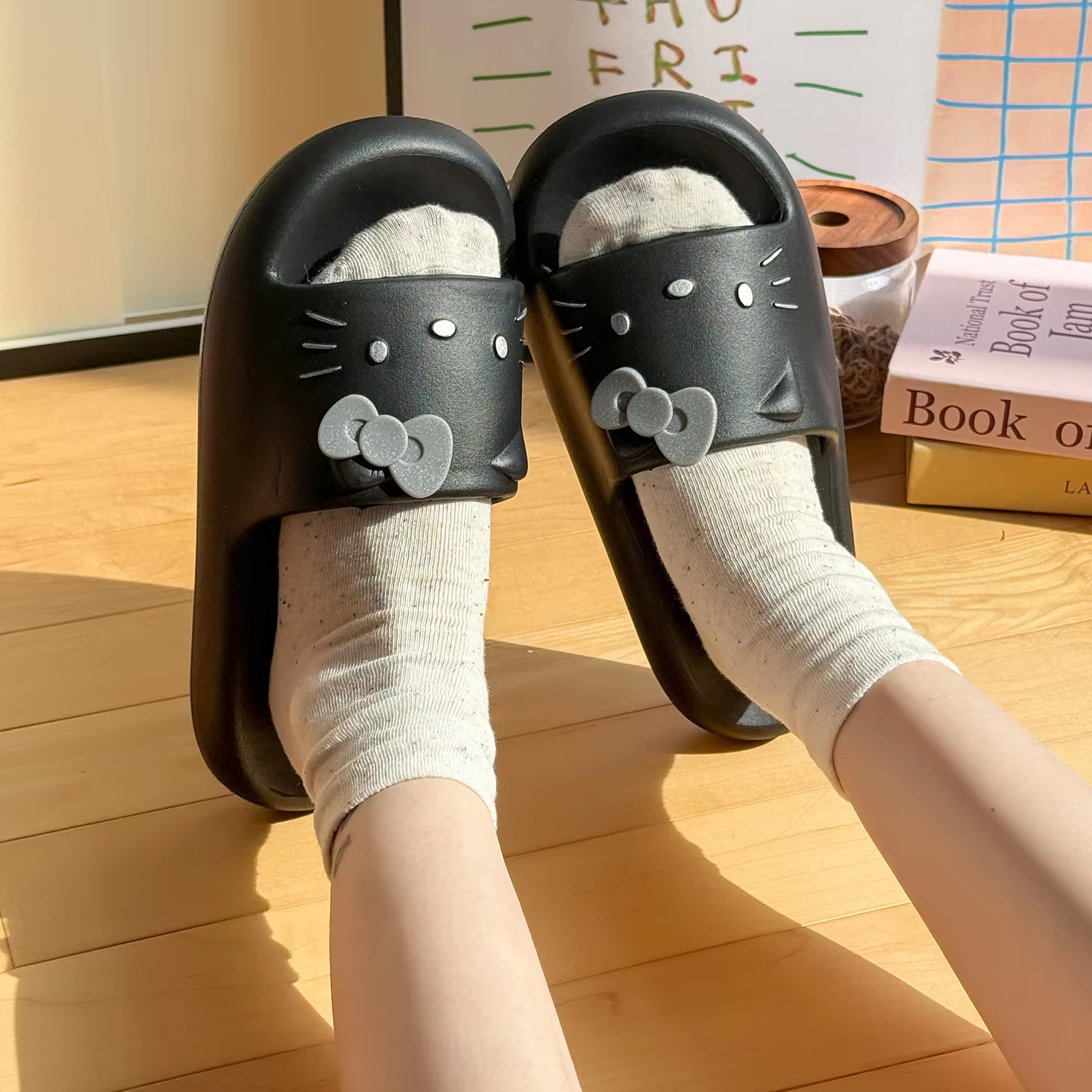 Women Hello Kitty Bow Slide Sa - Kids Outdoor Jumping review and price