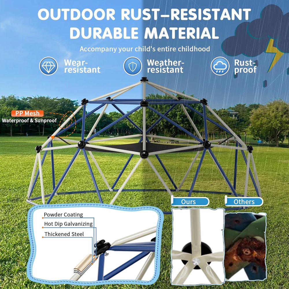 ClimDome,10T Dome Climber with - Kids Outdoor Dome Climber review and price