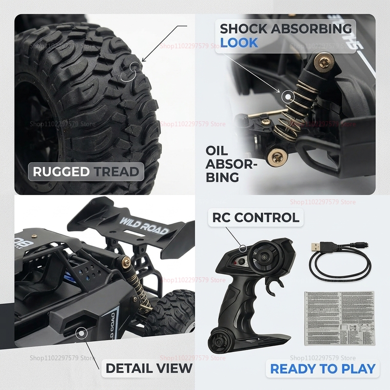 2026 NEW 1:16 RC All-terrain O - Kids Outdoor Dirt Toys review and price