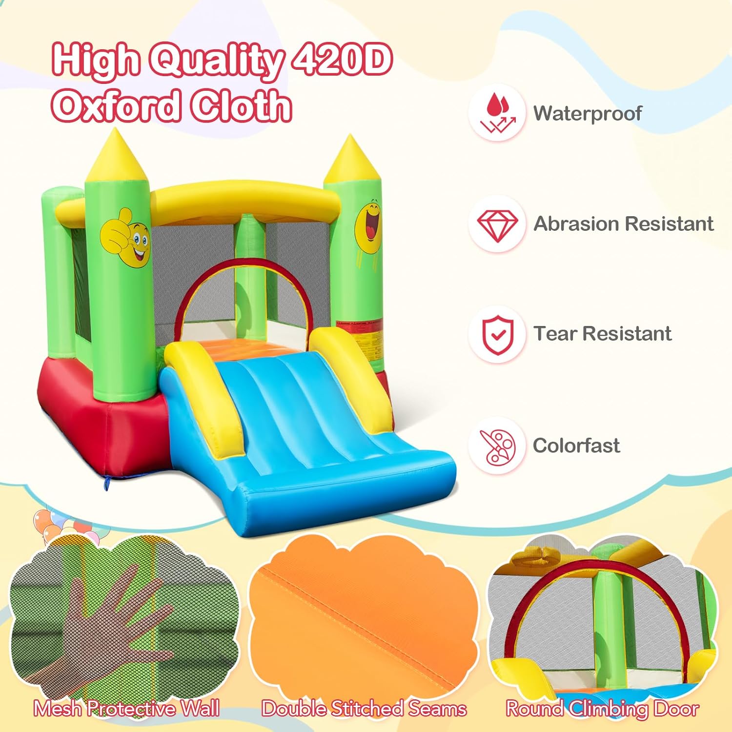 Indoor Outdoor Inflatable Boun - Kids Outdoor Jumping review and price