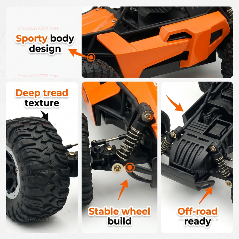 RC Monster Truck 1:16 Scale Re - Kids Outdoor Dirt Toys review and price