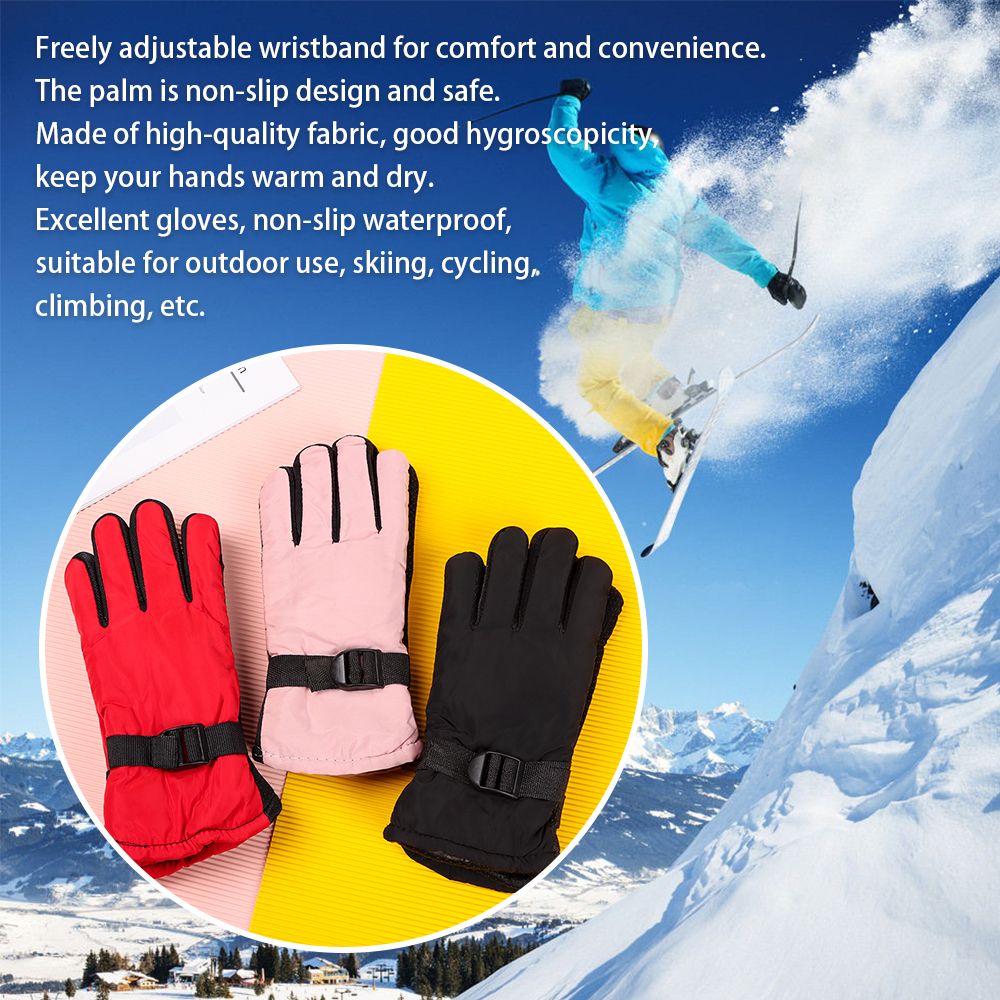 New Children Adult Winter Snow - Kids Outdoor Gloves review and price